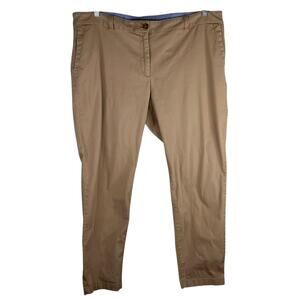 Talbots Womens Capri Pants Khaki Beige 16W